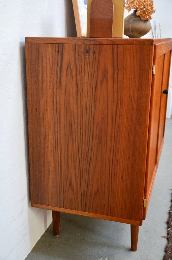 Image 1 of Credenza vintage, cassettiera in teak, stile metà secolo, anni '70, armadio retrò