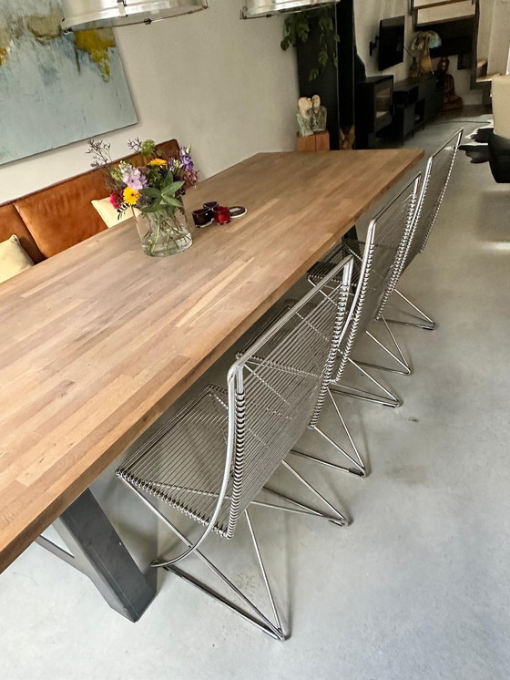 Image 1 of 6 chaises de salle à manger Kreuzswinger