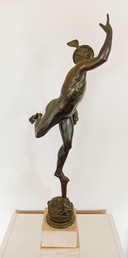 Winged Mercury Sculpture