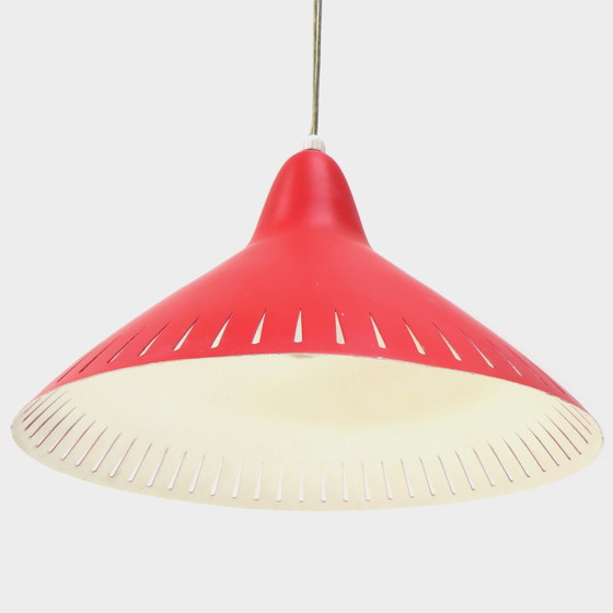 Image 1 of Vintage Pendant Lamp by H. Busquet for Hala Zeist, 1950s