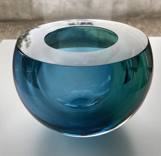 Image 1 of Einzigartiges Glasobjekt „AQUA“ des Glaskünstlers George Broft