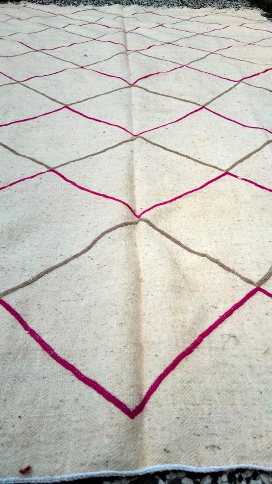 Image 1 of hand-knotted Berber wool rug 292x186cm