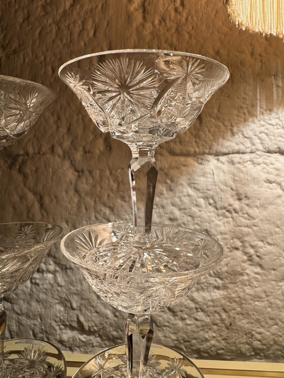 Image 1 of Antichi bicchieri da liquore in cristallo Le Creusot