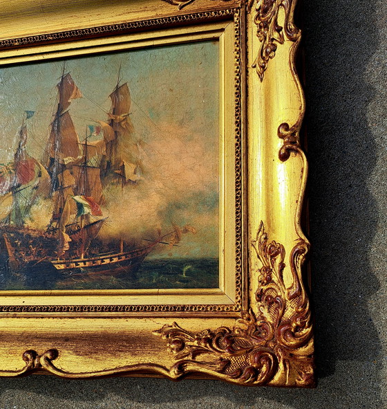 Image 1 of Louis Garneray, atribuido a - Captura de Kent/Captura de Lord Nelson