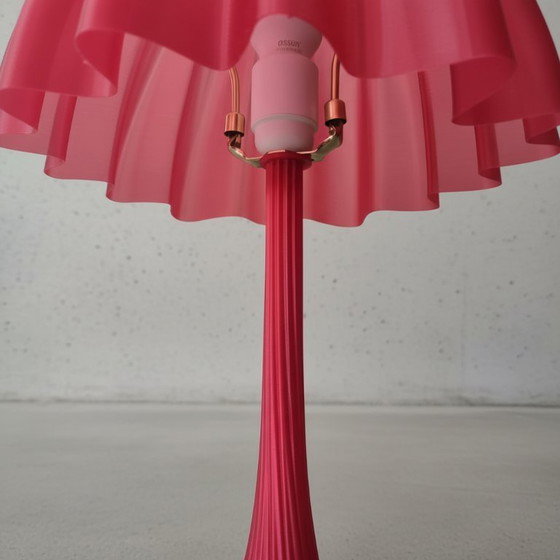 Image 1 of Red Sculptural Table Lamp 55 cm