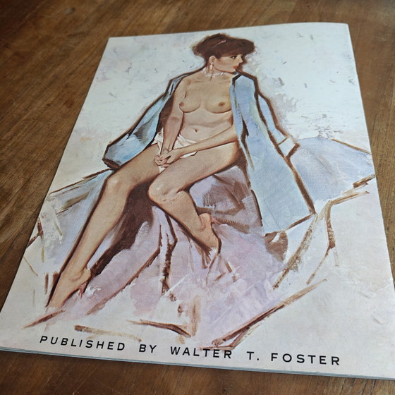 Livret d'instructions artistiques vintage « Le Modèle » – Fritz Willis n° 117, Walter T. Foster (États-Unis, (photo 7 of 7)