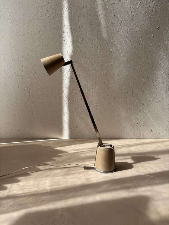 Image 1 of Lampe à poser Hala Lampette beige vintage 1970
