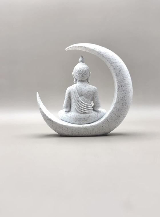 Image 1 of Buddha in the Moon – 3D Printed Decorative Figure