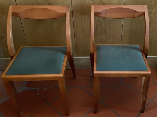 Set van 8 Arlekin-Porada stoelen (vintage design uit de jaren 90) – eetkamerstoelen, Wood (photo 2 of 9)