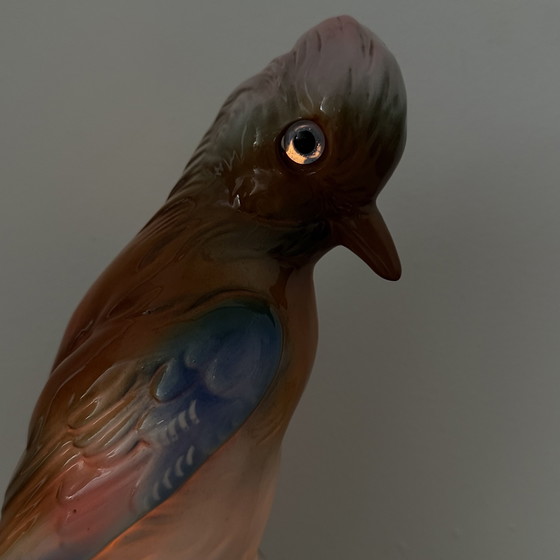 Image 1 of Vintage porcelain Parfume lamp bird , 1950s