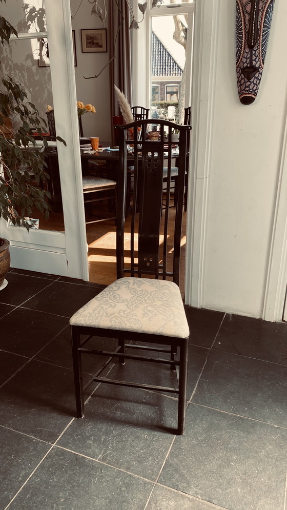 Image 1 of Giorgetti tafel met 4 stoelen