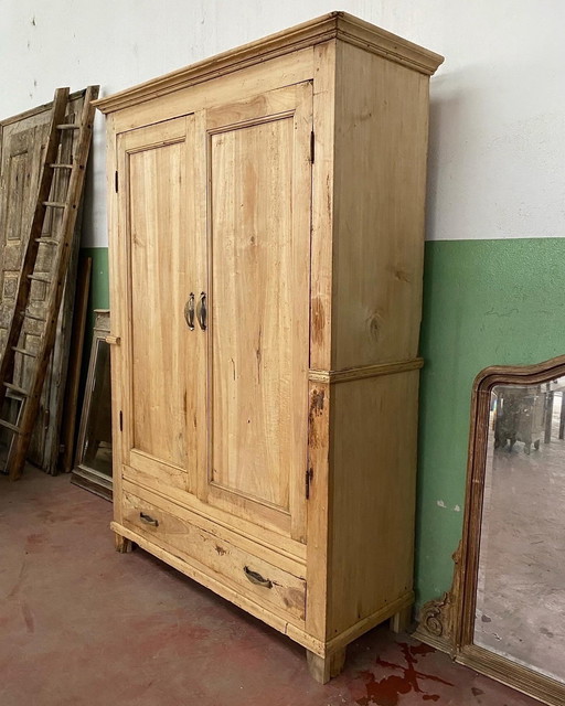 Armadio italiano rustico primi 900 legno massello