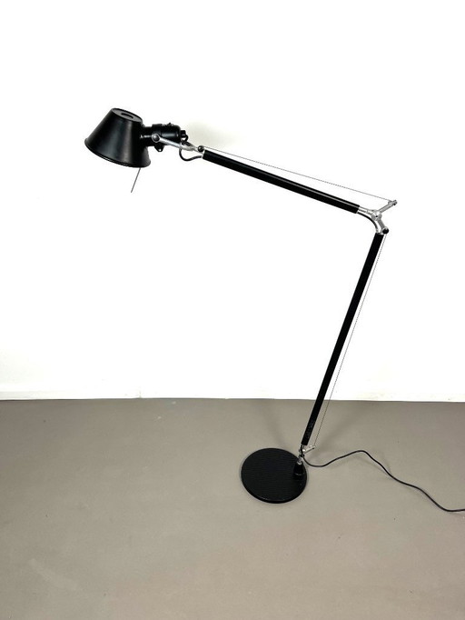 Lámpara de pie Tolomeo de aluminio del siglo XX, diseñada por Michele De Lucchi para Artemide, 1987