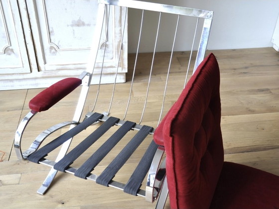 Image 1 of Ensemble de fauteuils rouges.