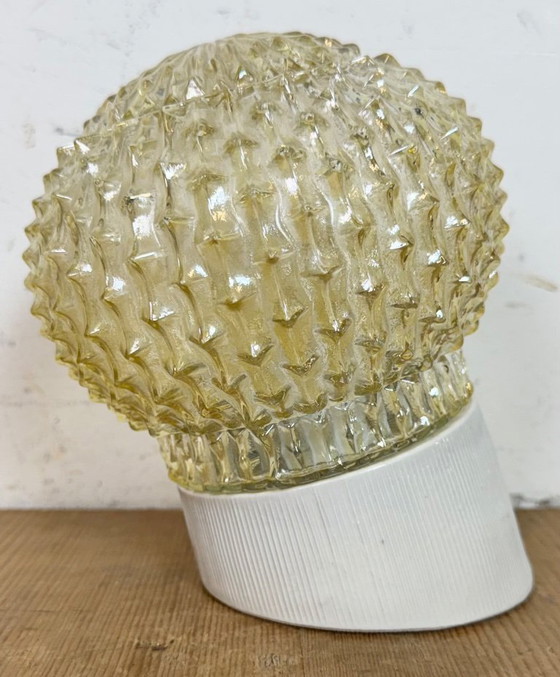 Image 1 of Vintage White Porcelain Wall Light, 1970s