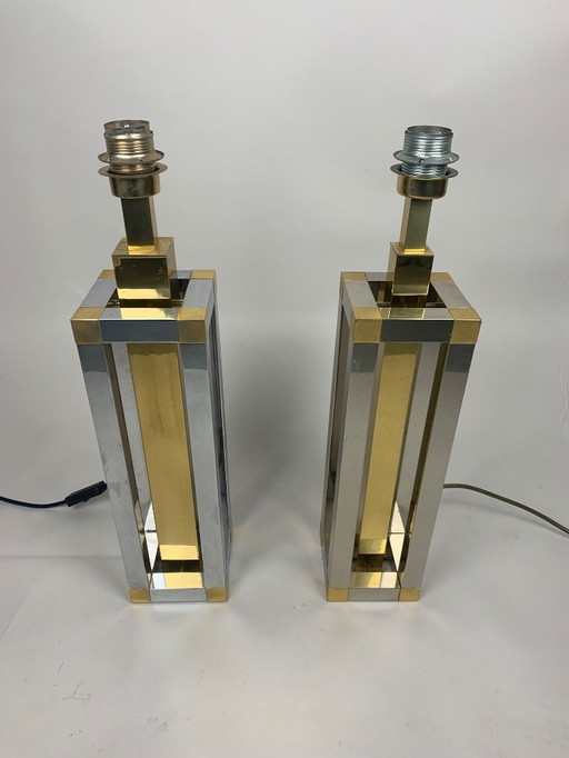 Table lamps Stephane Davidts for WKR 1980’s