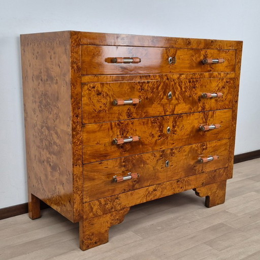 Art Deco Cubist Chest of Drawers