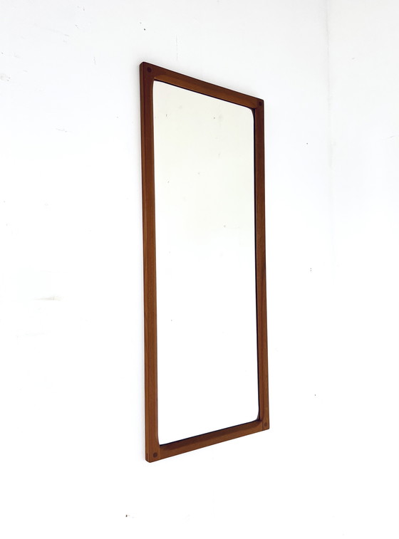 Image 1 of Miroir vintage en teck modèle #163, Kai Kristiansen '60