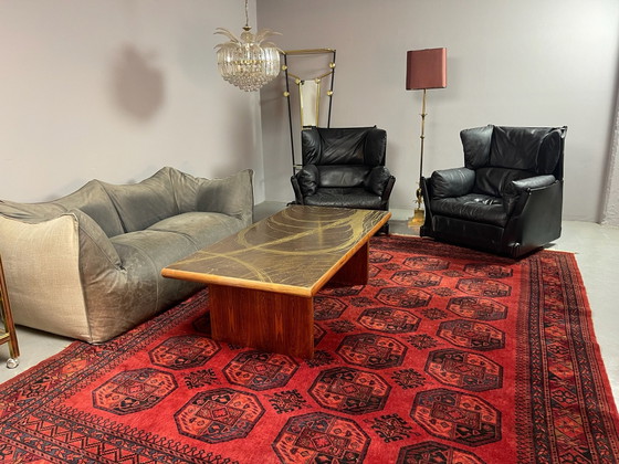 Esclusivo Set Soggiorno Designer Vintage, Mario Bellini & Viola d’Amore, B&B Italia, Divani 2 posti, Cromo (foto 3 di 15)