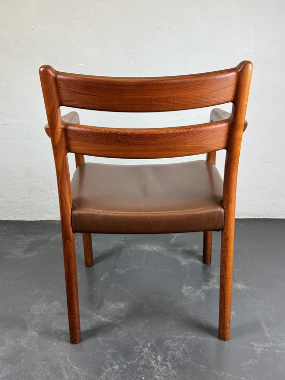 Image 1 of Teakhouten fauteuil van Erik Kirkegaard voor Glustrup 1960