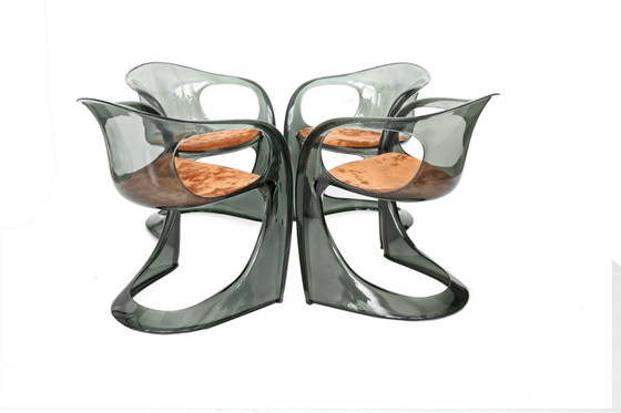 Image 1 of TRANSPARENT model 2007/2008 chairs Alexander Begge for Casala, 1975, set of 6