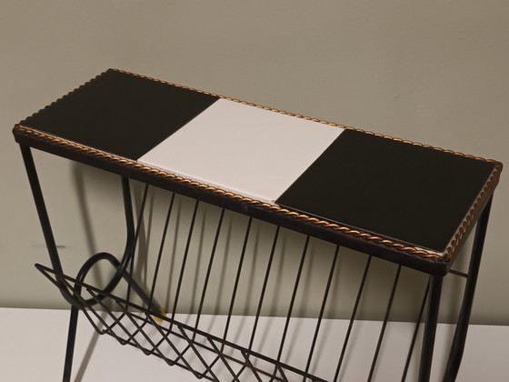Retro side table – Ceramic, Metal (photo 6 of 10)