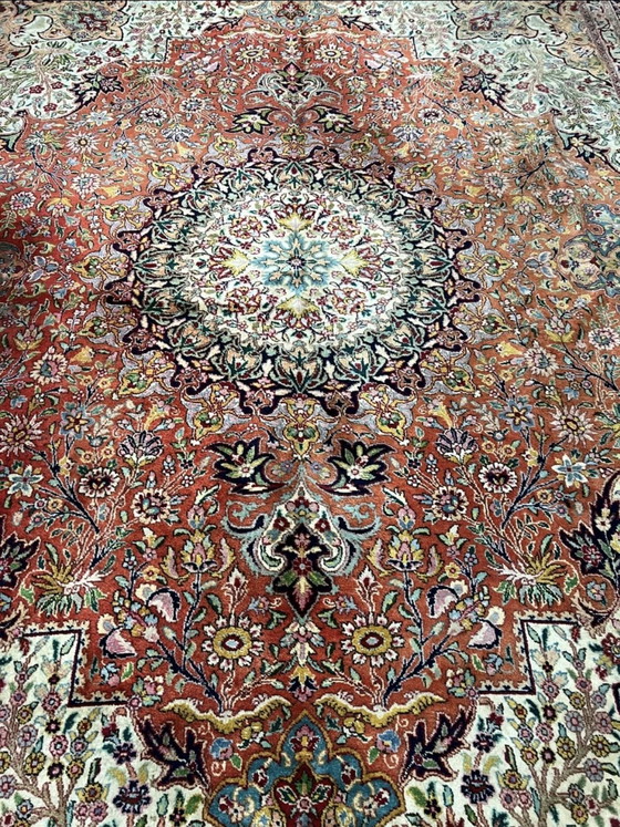 Image 1 of Tappeto persiano antico XXL 4x3m annodato a mano autentico tappeto orientale SAROUGH