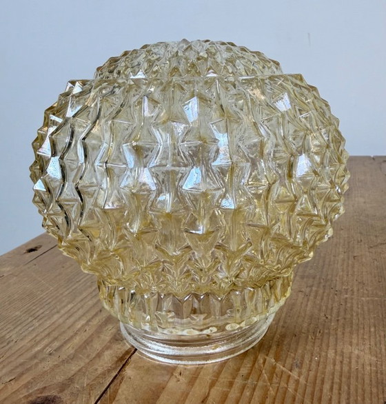 Plafonnier vintage en porcelaine blanche, années 1970 (photo 7 of 13)