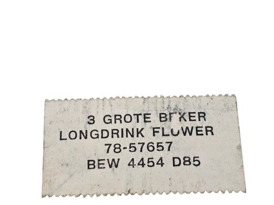 Image 1 of Royal Leerdam - Set (3) bicchieri da long drink - Modello Sirena - Anni '70