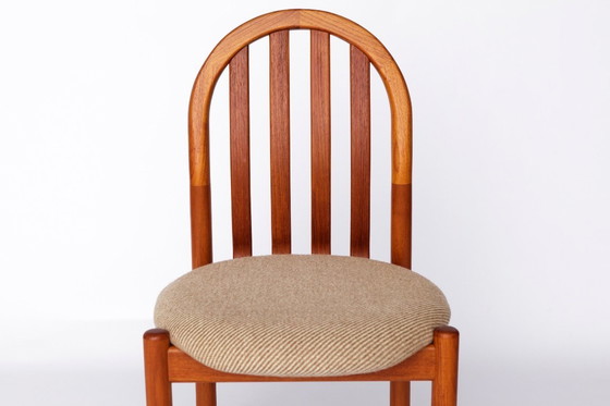 Image 1 of Niels Koefoed “Ole” Chair – 1970s Danish Design, Vintage Teak Dining Chair, Mid-Century Modern, Restored, Original Upholstery
