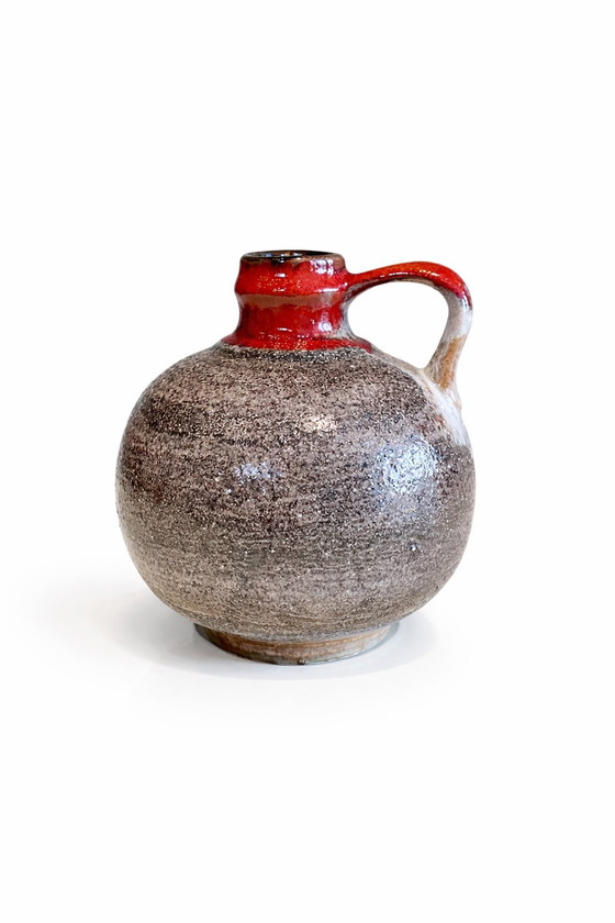 Image 1 of Vintage Strehla Keramik vase set – Mid-Century Modern & Brutalist – ca. 1970