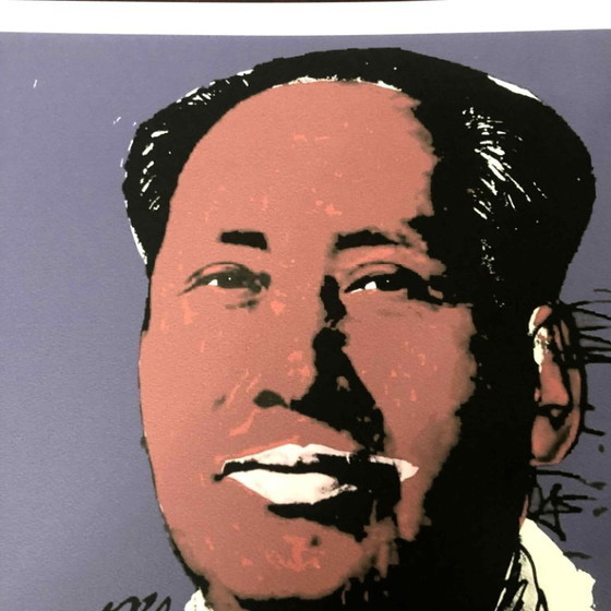 1990s After Andy Warhol "Mao Zedong" Lithograph – Lithographs & prints, Paper (photo 8 of 11)