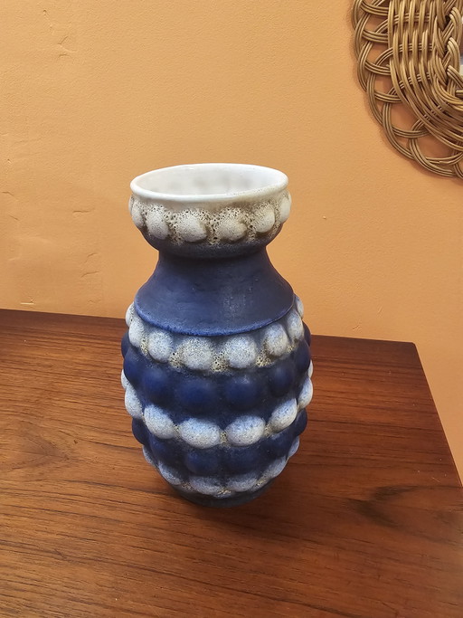 Bay Keramik West Germany 44-20 Vase Vintage Blue