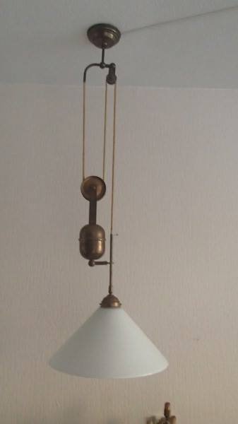 Beautiful Lamp With Copper Weight For High Low