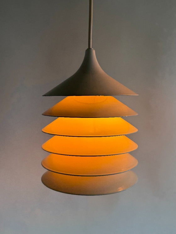 Image 1 of 2x Vintage IKEA lamp: witte Duett T202, Bent Gantzel Boysen