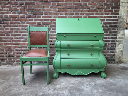 Secretary desk belly cupboard