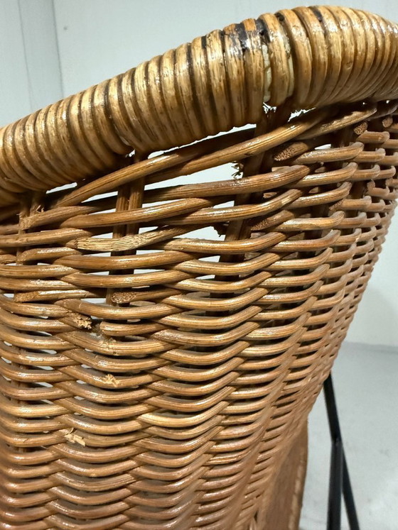 Image 1 of Sedia in rattan Wouter Fens Gebr. Jonker Paesi Bassi anni '60