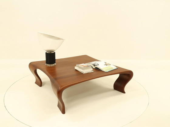 Image 1 of Organic Coffee Table in Solid Iroko by Marc Van Rampelberg
