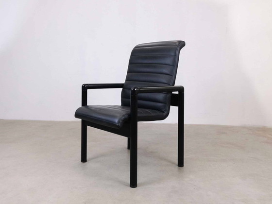 Image 1 of 2x Vintage Flötotto Dining Chairs Memphis Postmodern 1980's