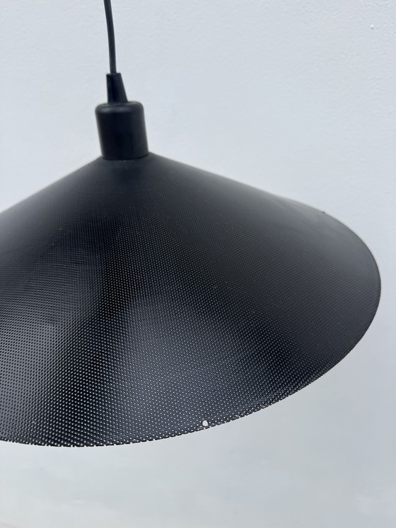 Image 1 of Lámpara colgante de metal microperforado de los años 60