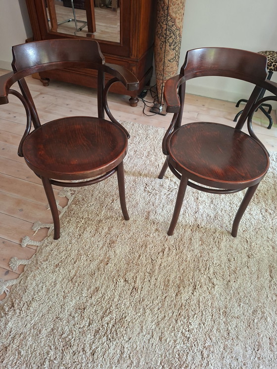 Image 1 of 2 preciosas sillas de comedor Thonet.