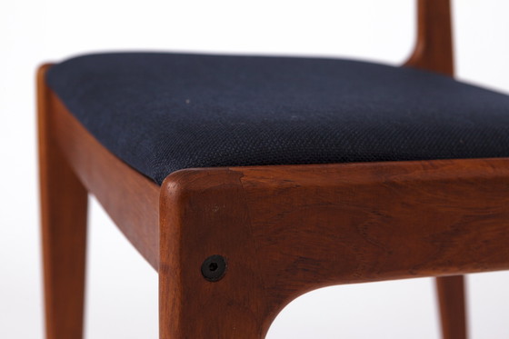 Image 1 of Ensemble de 4 chaises en teck danoises d'époque | Johannes Andersen | Idum Møbelfabrik | 1960s