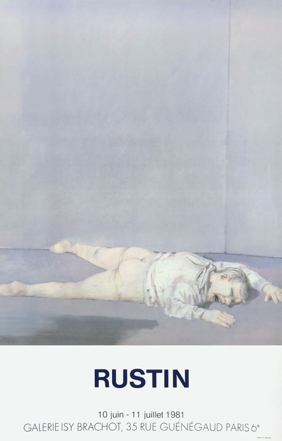 Image 1 of Jean RUSTIN Expo 81 – Galerie Isy Brachot – Pariser Plakat 1981
