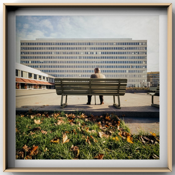 1x Man an the modernist, 1965 Scandinavian design fine art – Photography, Paper (photo 4 of 5)