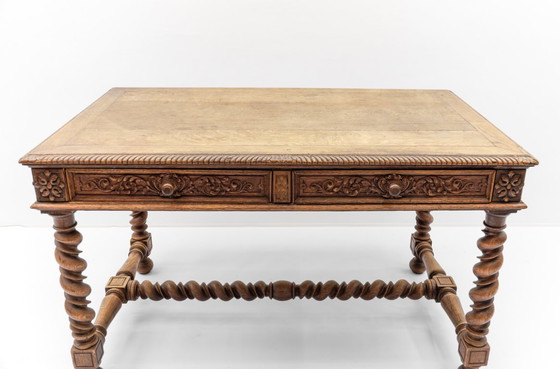 Image 1 of French Barley Twist Writing Desk