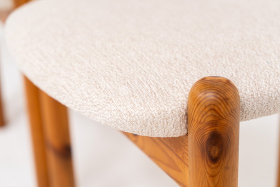 Image 1 of Satz von 4 Stühlen aus Kiefernholz von Vamdrup Stolefabrik (Dänemark, 1970er Jahre).