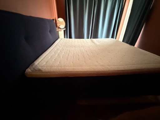 Sommier complet Jensen Suprême — 210 x 210 cm – tweepersoonsbedden, Textile
