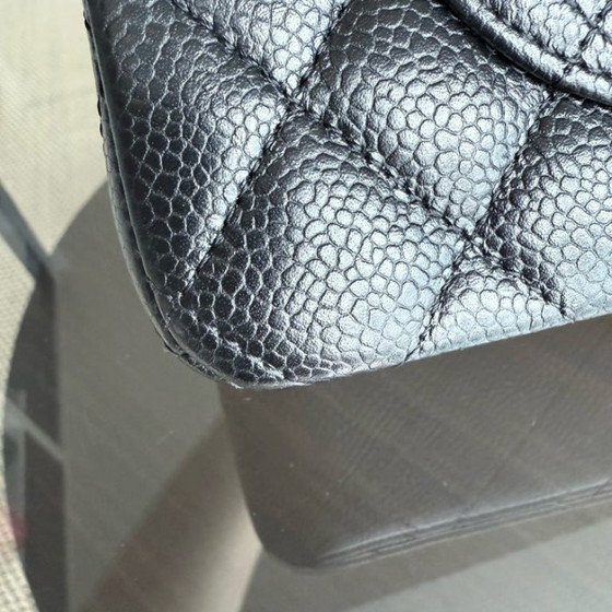 Image 1 of Chanel Classic Flap Small - Caviar 23CM Quilted Black Gold Hardware
