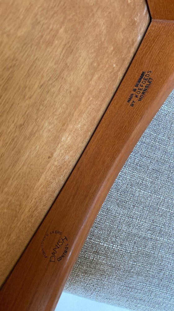 Image 1 of Sei sedie da pranzo danesi vintage in legno Koefoed Hornslet