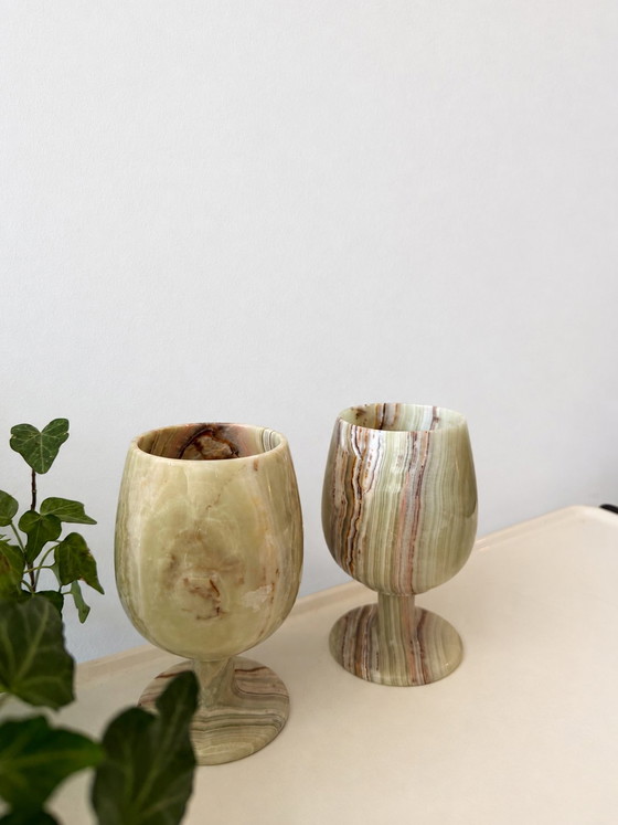 Verres à vin en onyx – Verres et carafes, Stone (photo 3 of 5)